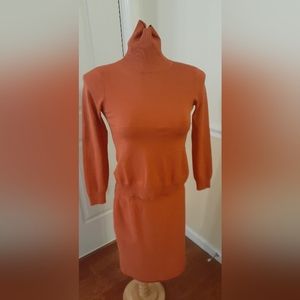 CHADWICK'S Turtleneck and Skirt Set